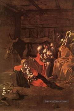 Caravaggio œuvres - Adoration des bergers Caravage